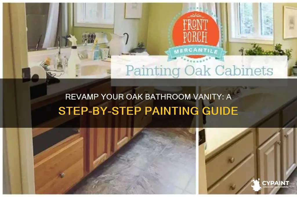 Revamp Your Oak Bathroom Vanity: A Step-By-Step Painting Guide | CyPaint