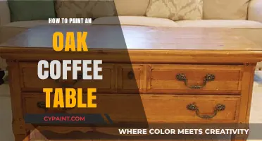 Revamp Your Oak Coffee Table: A Step-by-Step Painting Guide