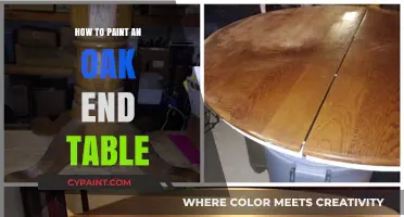 Revamp Your Oak End Table: A Step-by-Step Painting Guide