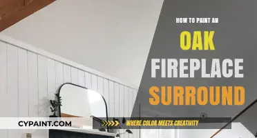 Transform Your Oak Fireplace Surround: A Step-by-Step Painting Guide