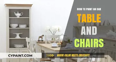 Revamp Your Oak Table and Chairs: A Step-by-Step Painting Guide