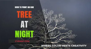 Painting an Oak Tree at Night: A Step-by-Step Guide