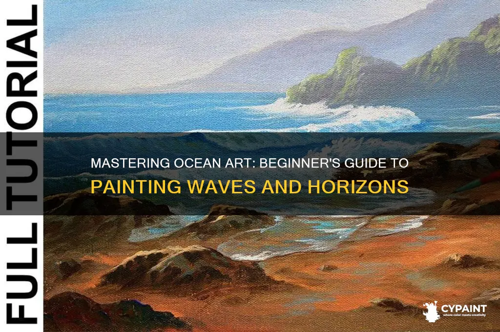 how to paint an ocean scene for beginners