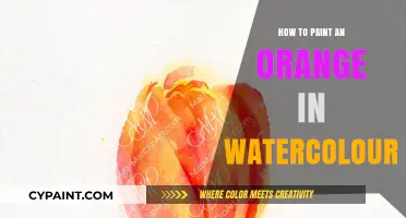 Master Watercolour Techniques: Painting a Vibrant Orange Step-by-Step