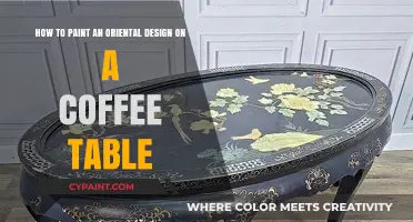 Elegant Oriental Design: Transforming Your Coffee Table with Artistry