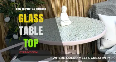 Revamp Your Patio: Easy Steps to Paint Outdoor Glass Table Tops