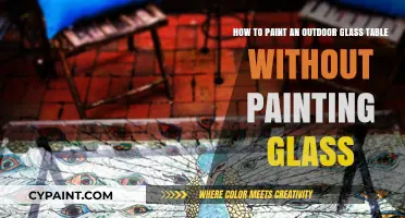 Revamp Your Patio: Painting an Outdoor Glass Table Frame