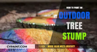 Transform Your Yard: Creative Steps to Paint an Outdoor Tree Stump