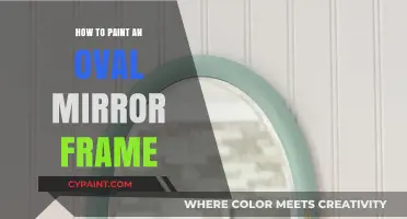 Elegant DIY: Painting an Oval Mirror Frame Step-by-Step Guide