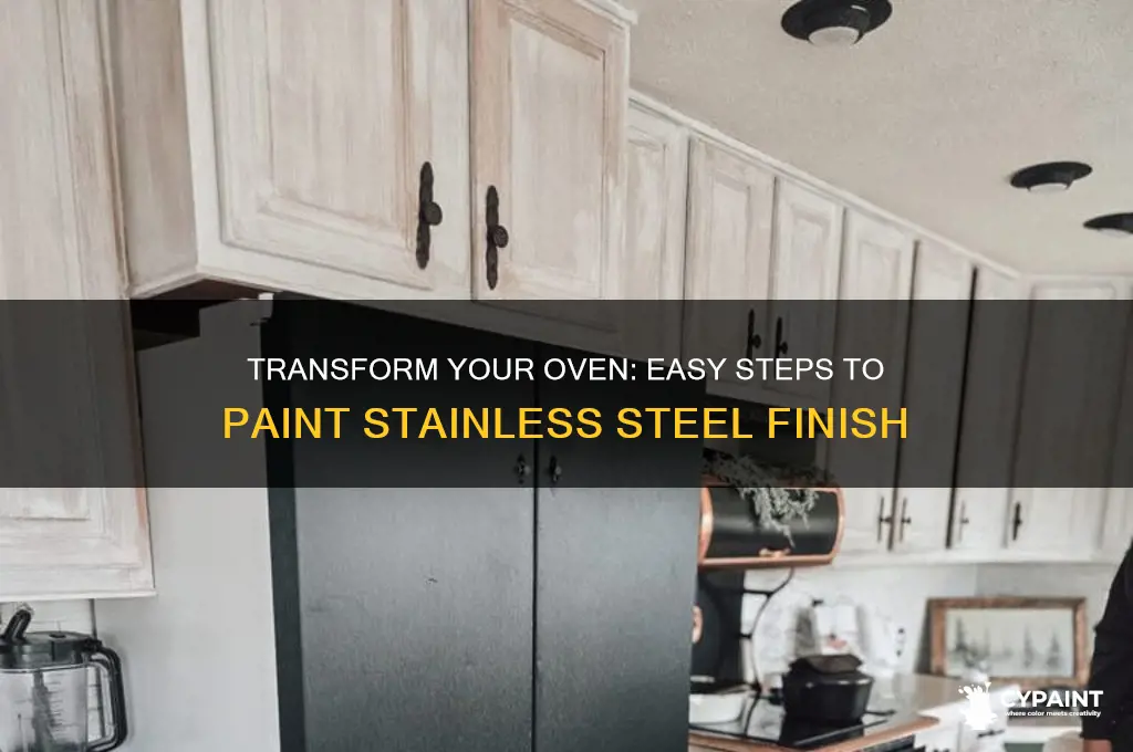 how to paint an oven stainless steel