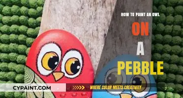 Pebble Art: Step-by-Step Guide to Painting a Realistic Owl