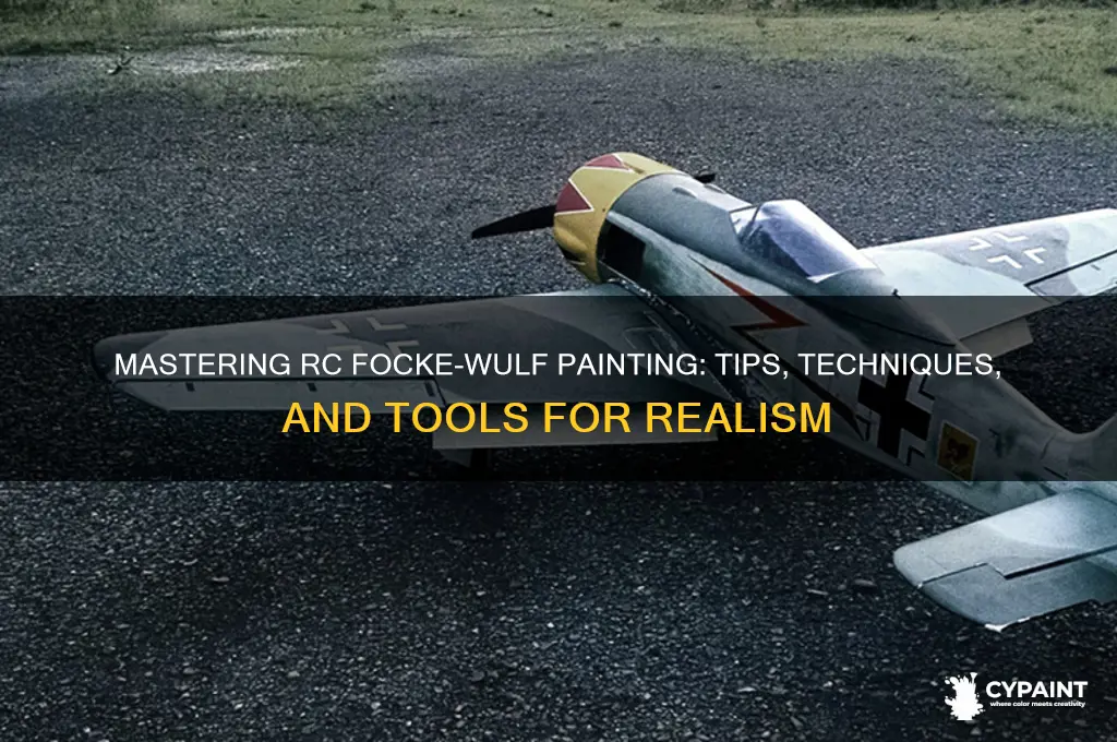 how to paint an r c focke wulf