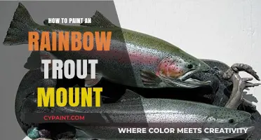 Mastering the Art: Painting a Lifelike Rainbow Trout Mount