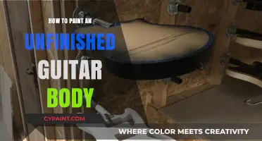 Mastering the Art: Painting Your Unfinished Guitar Body Step-by-Step