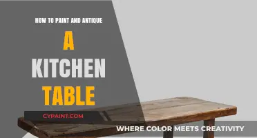 Transform Your Kitchen Table: Painting and Antiquing Techniques for a Vintage Look