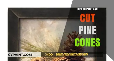 Creative Pine Cone Crafting: Painting and Cutting Techniques for DIY Decor