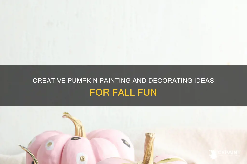 how to paint and decorate a pumpkin