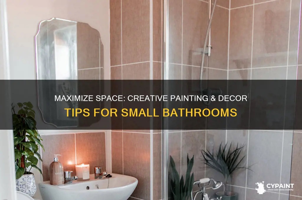 how to paint and decorate a small bathroom