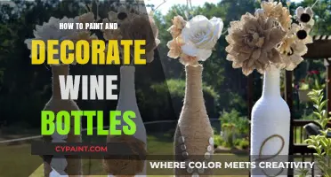 Creative Wine Bottle Painting and Decorating Ideas for DIY Enthusiasts