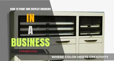 Painted Drawers: A Creative Display for Your Business