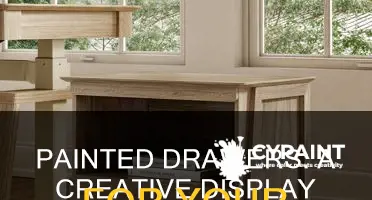 how to paint and display drawers in a business