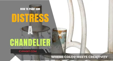 Transform Your Chandelier: Painting and Distressing Techniques for a Vintage Look