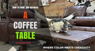 Transform Your Coffee Table: Easy Painting & Distressing Techniques