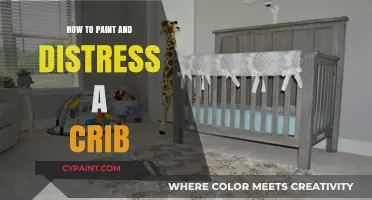 DIY Crib Makeover: Painting and Distressing for a Vintage Look