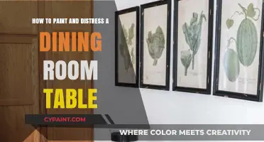 Transform Your Dining Table: Distressing and Painting Techniques
