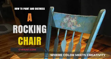 DIY Guide: Painting and Distressing a Rocking Chair for Vintage Charm