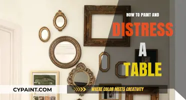 Transform Your Table: Easy Painting & Distressing Techniques for a Vintage Look