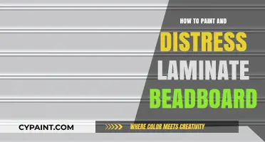 Easy Steps to Paint and Distress Laminate Beadboard for a Vintage Look