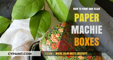 Mastering the Art of Painting and Glazing Paper Mache Boxes