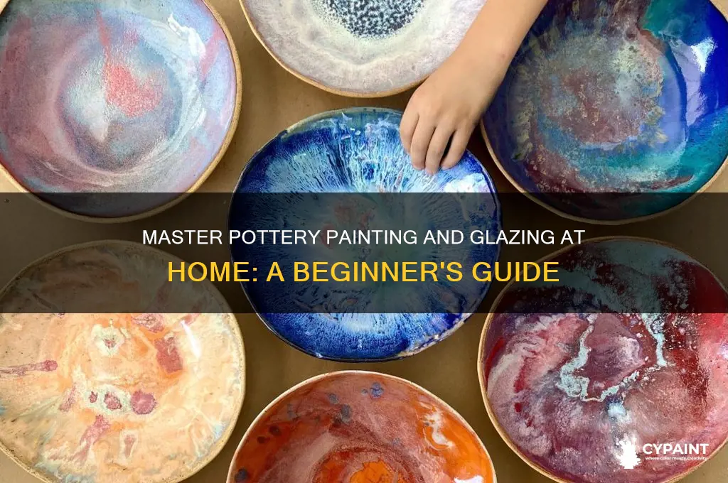 how to paint and glaze pottery at home