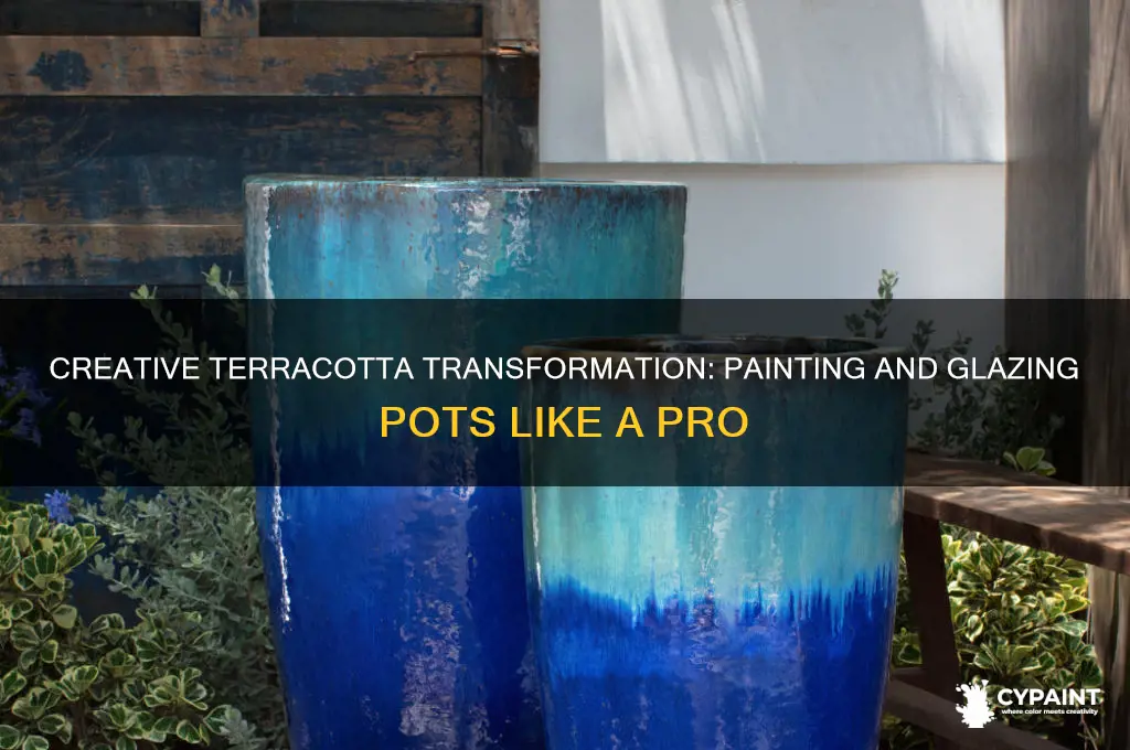 Creative Terracotta Transformation Painting And Glazing Pots Like A