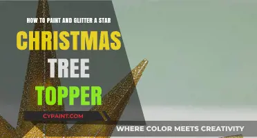 Sparkle Up Your Holidays: DIY Glittery Star Tree Topper Tutorial