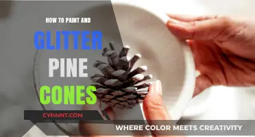 Sparkle Your Space: Easy Pine Cone Painting & Glitter Guide