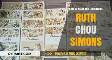 Master Ruth Chou Simons' Painting and Lettering Techniques: A Creative Guide