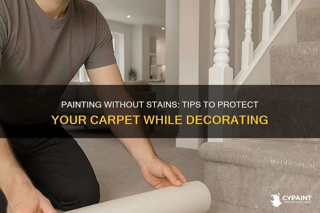 how to paint and not ruin carpet