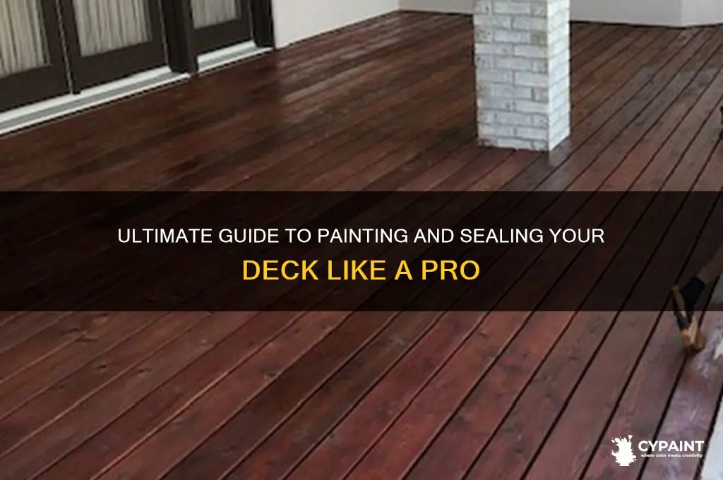 how to paint and seal a deck