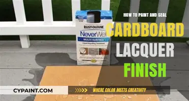 Mastering Cardboard Lacquer Finish: Paint, Seal, and Shine Techniques
