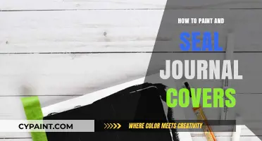 Creative Journal Makeover: Painting and Sealing Unique Cover Designs