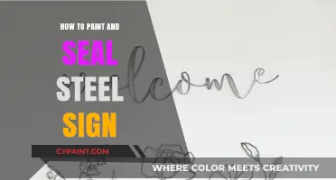 Mastering Steel Sign Painting and Sealing: A Step-by-Step Guide