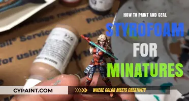 Mastering Miniature Art: Painting and Sealing Styrofoam for Durable Models