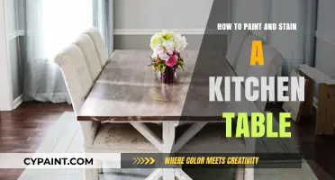 Revamp Your Kitchen Table: Painting and Staining Tips for a Fresh Look