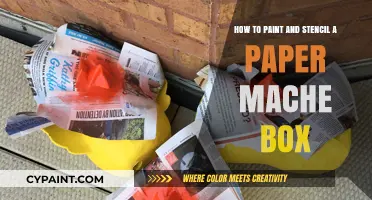 Stenciling and Painting a Paper Mache Box: A Creative Guide