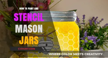 Creative Mason Jar Makeover: Painting and Stenciling Tips for Beginners