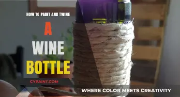 Creative Wine Bottle Makeover: Painting and Twine Wrapping Guide