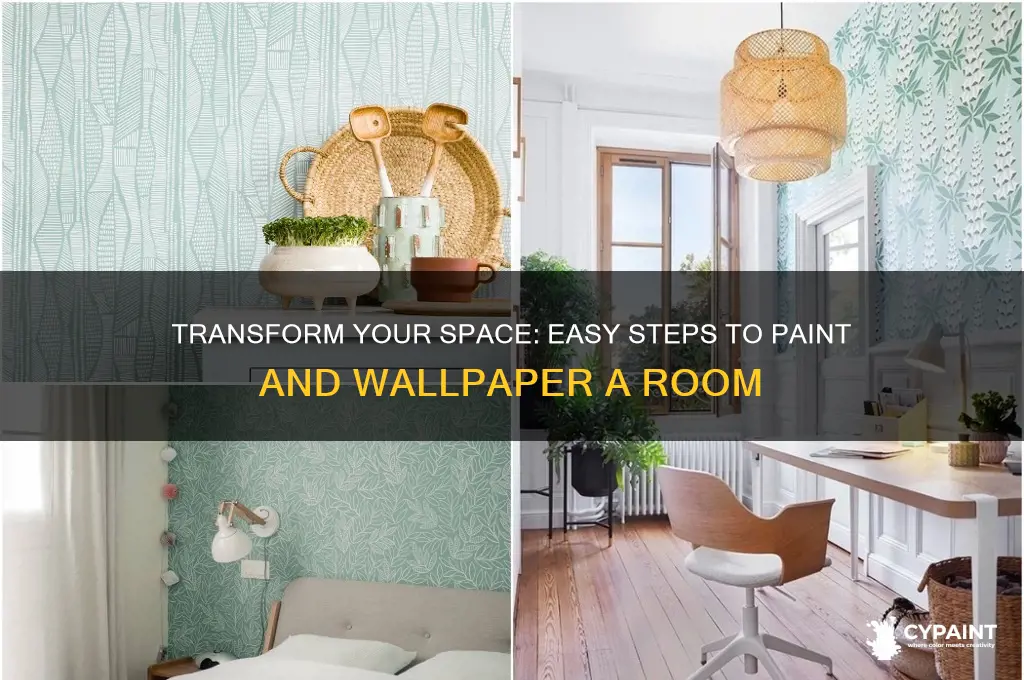 how to paint and wallpaper a room