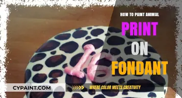 Mastering Fondant Art: Painting Realistic Animal Prints Step-by-Step